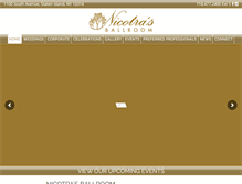Tablet Screenshot of nicotrasballroom.com